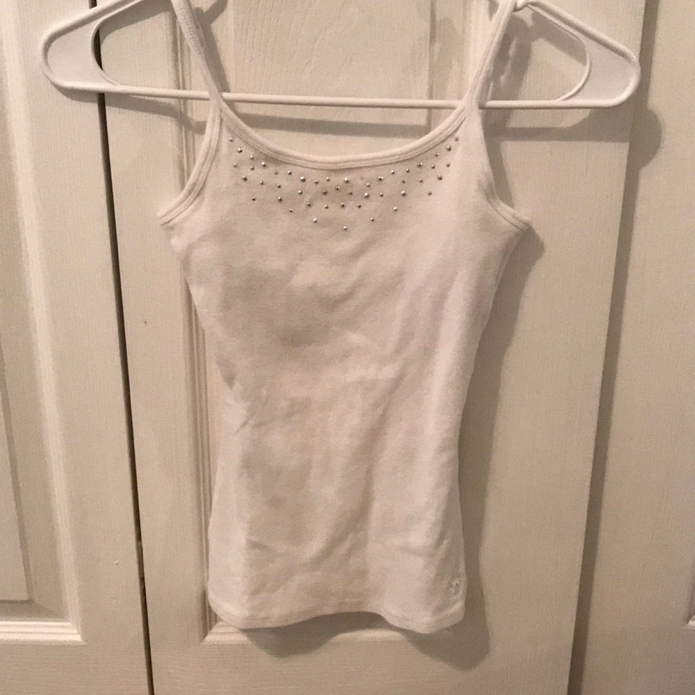 Super cute bedazzled Justice tank!